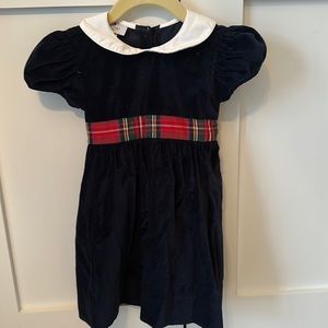 Nantucket Kids Navy Velvet Dress